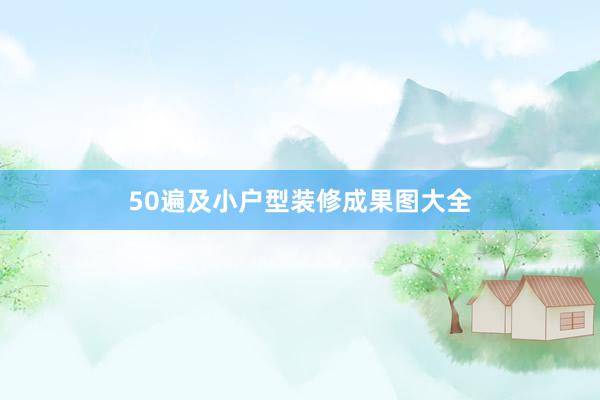 50遍及小户型装修成果图大全