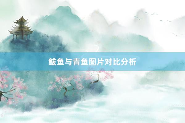 鲅鱼与青鱼图片对比分析